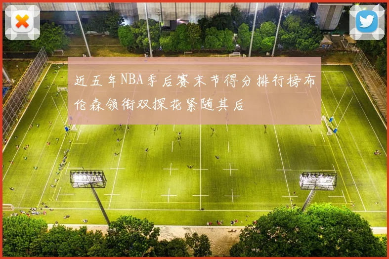 近五年NBA季后赛末节得分排行榜布伦森领衔双探花紧随其后